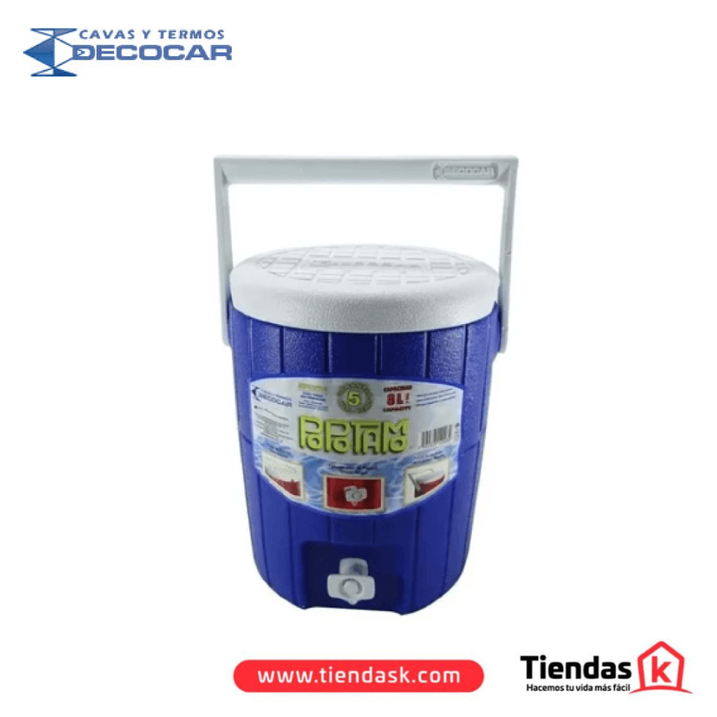 grwe TERMO DECOCAR POPOTAMO 8 LITROS REF PTE-TE08 - Imagen 1
