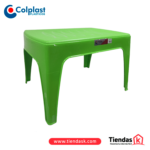 MESA CENTRO COLPLAST VERDE LIMON REF 135 - Imagen 3