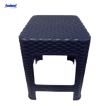 BUTACO TIPO RATTAN AZUL PETROLEO ANDECOL; - Imagen 2