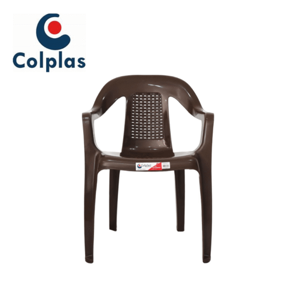 SILLA  OCEANIA COLPLAST CON BRAZOS PELETIZADA  WENGUE REF 921