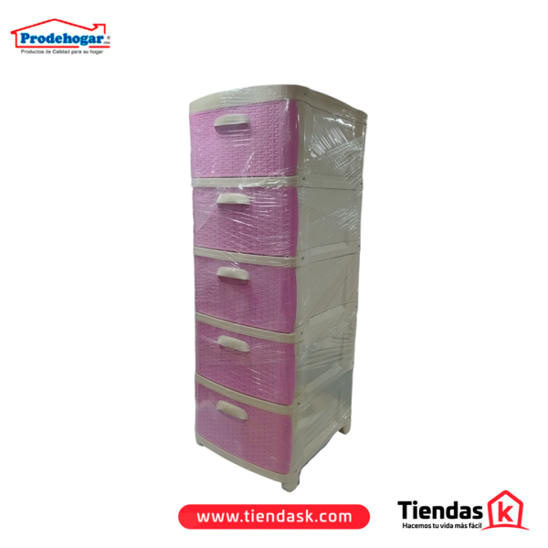 PRACTIMUEBLE DUBAI 5 NIVELES RATTAN BG-RS PRODEHOGAR REF  390ORR5N18