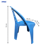 SILLA KINDER AZUL CELESTE - ANDECOL - REF:MP0230 - Imagen 3