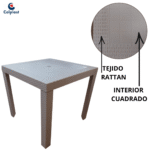 MESA CELEBRITY RATTAN PISTACHO COLPLAST REF 807 - Imagen 3