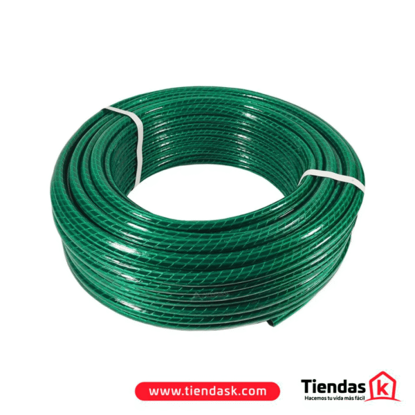 ROLLO DE MANGUERA 100 MTS  VERDE JARD?N  REF  010050001
