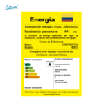ESTUFA REF 4367 GAS CONTINENTAL 4 PT LUJO A INOX QE GN GRIS - Imagen 2