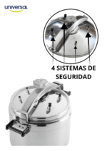OLLA A PRESION MAGNA 50 L UNIVERSAL REF L93550