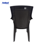 SILLA RATTAN TAYRUNA WENGUE ANDECOL REF: MP0994 - Imagen 2